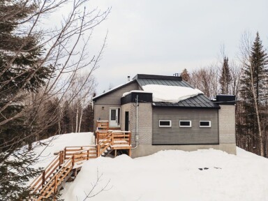 Québec, Building, Housing, House, Outdoors, Interior Design, Cabin