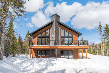 Québec, Arbre, Sapin, Logement, Abri, Chaise, Paysage