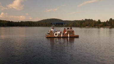 Québec, Nature, Scenery, Water, Boat, Boating, Person