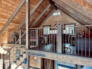 Québec, Intérieur, Design D'intérieur, Bois, Logement, Loft, Escalier