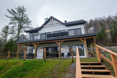 Chalet, Main Courante, Bois, Chaise, Lampe, Véranda, Design D'intérieur