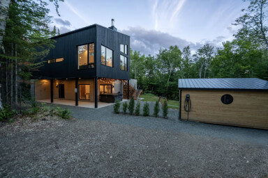 Québec, Bâtiment, Logement, Maison, Design D'intérieur, Extérieur, Chalet
