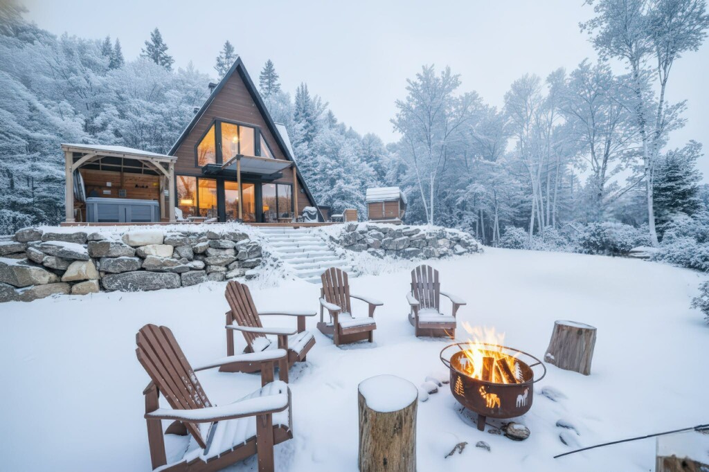 Nature,, Building, Housing, House, Cabin, Cabin In The Woods, Scenery