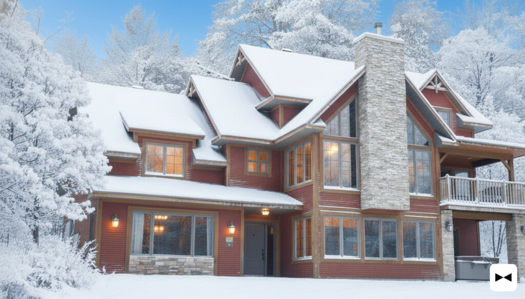 Nature,, Ice, Nature, Outdoors, Weather, Housing, House