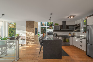 Nature, Design D'intérieur, Plancher, Revêtement De Sol, Cuisine, Bois, Lampe