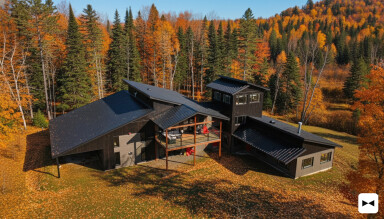 Québec, Building, Outdoors, Shelter, Tree, Fir, Housing