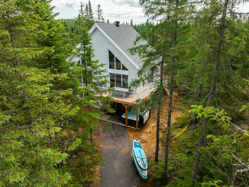 Québec, Nature, Outdoors, Scenery, Tree, Boat, Housing