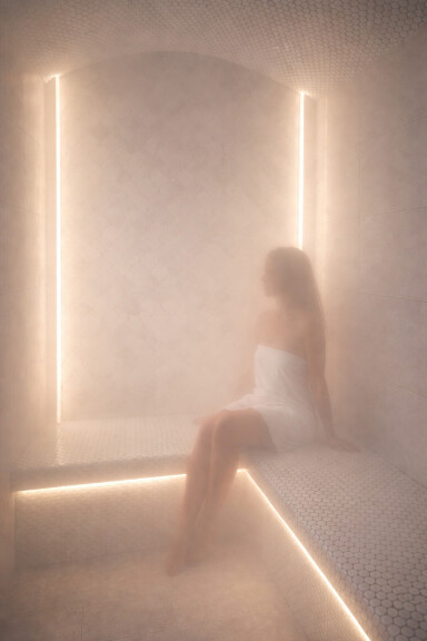 Nature, Personne, Se Baignant, À L'intérieur