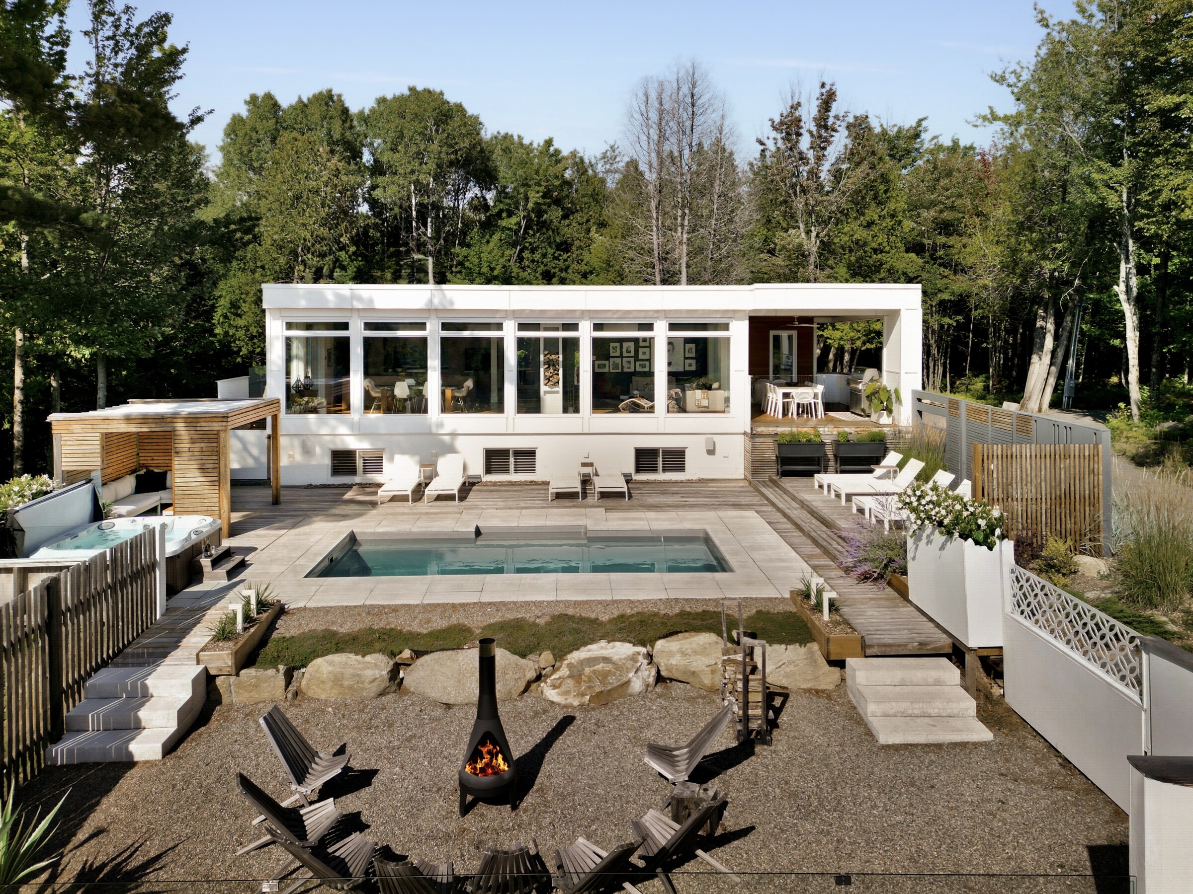 Le Bauhaus, chalet à louer dans Lanaudière