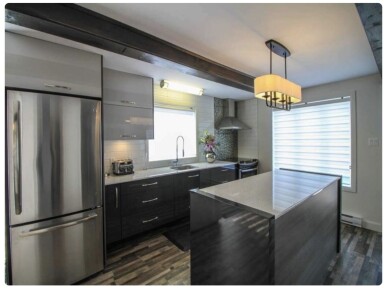 Québec, Indoors, Interior Design, Kitchen, Device, Electrical Device, Refrigerator