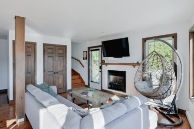 Canada, Intérieur, Design D'intérieur, Salon, Cheminée, Décoration D'intérieur, Table