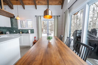 Québec, Design D'intérieur, Bois, Bois Franc, Bois Teinté, Plancher, Dessus De Table