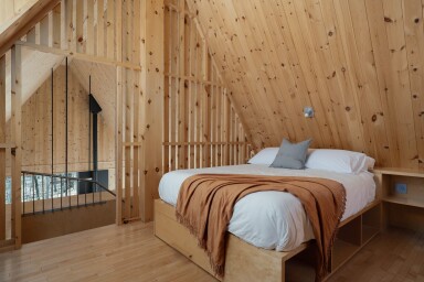 Cottage, Indoors, Interior Design, Wood, Wood Panels, Hardwood, Stained Wood