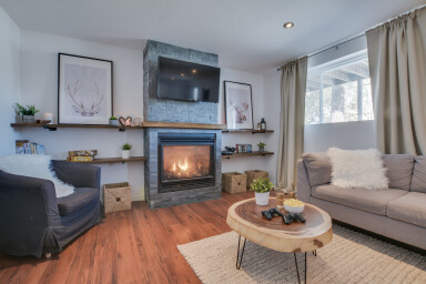 Nature,, Living Room, Interior Design, Fireplace, Home Decor, Table, Coffee Table
