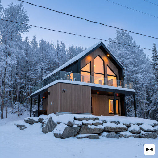 Nature,, Housing, Shelter, House, Tree, Cabin, Fir