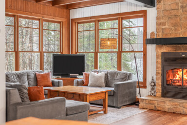 Nature, Intérieur, Design D'intérieur, Salon, Cheminée, Table, Canapé