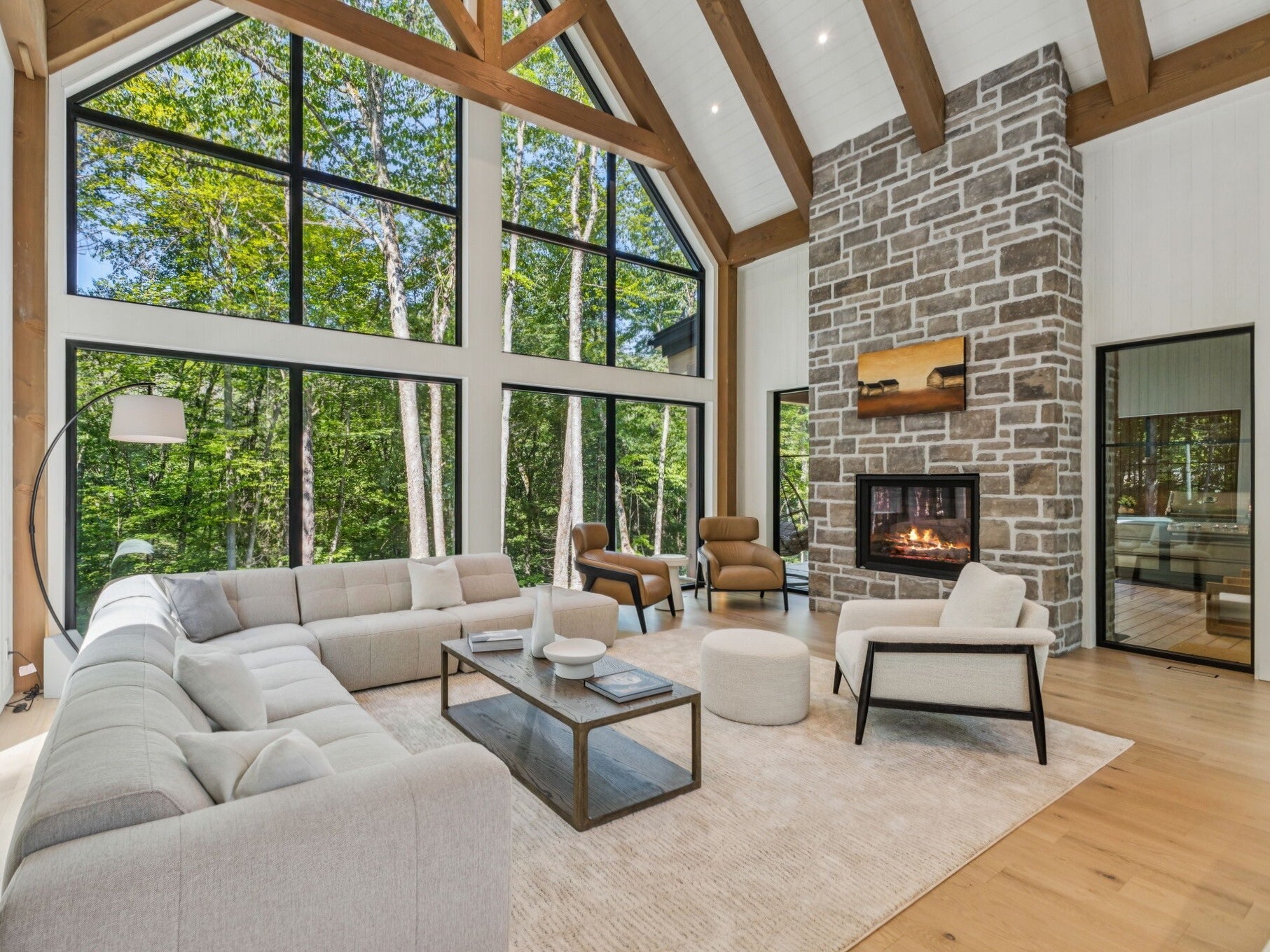 Chalet dans les Laurentides pour illustrer la gestion locative